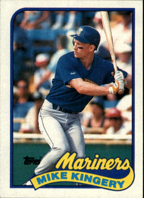 1989 Topps #413 Mike Kingery NM-MT Seattle Mariners 