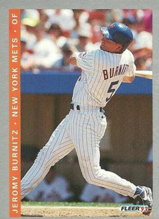 1993 Fleer Final Edition #100 Jeromy Burnitz NM-MT  New York Mets 