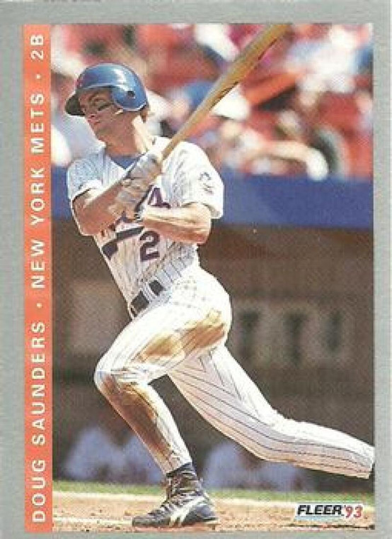 1993 Fleer Final Edition #105 Doug Saunders NM-MT  RC Rookie New York Mets 