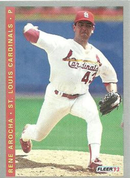 1993 Fleer Final Edition #123 Rene Arocha NM-MT  RC Rookie St. Louis Cardinals 