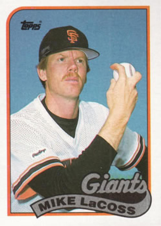 1989 Topps #417 Mike LaCoss NM-MT San Francisco Giants 
