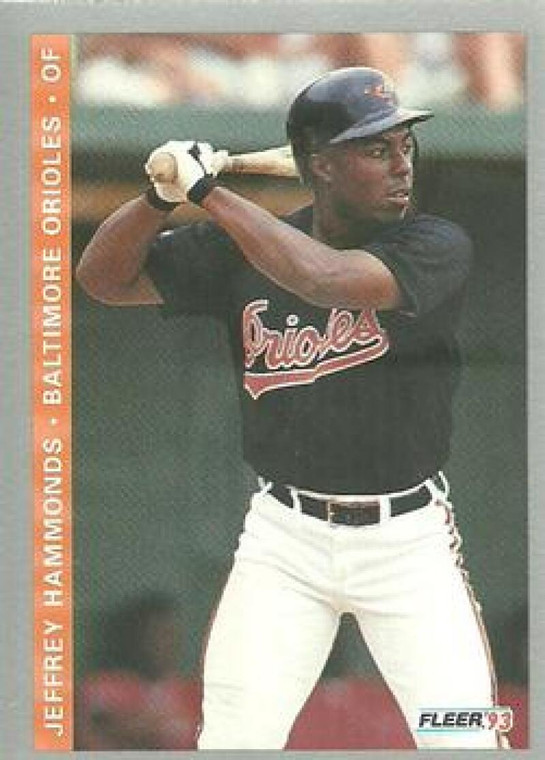 1993 Fleer Final Edition #159 Jeffrey Hammonds NM-MT  Baltimore Orioles 