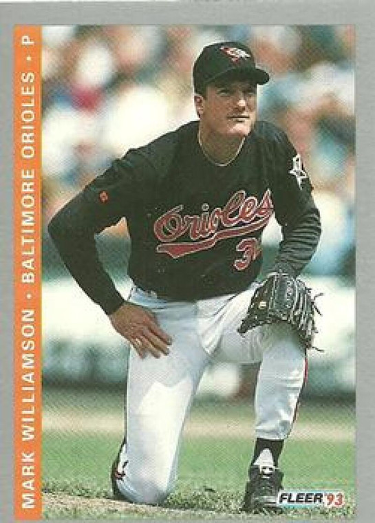 1993 Fleer Final Edition #168 Mark Williamson NM-MT  Baltimore Orioles 