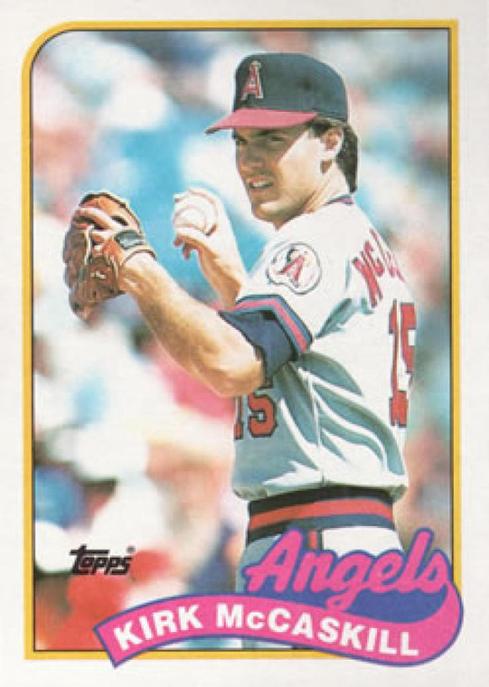 1989 Topps #421 Kirk McCaskill NM-MT California Angels 