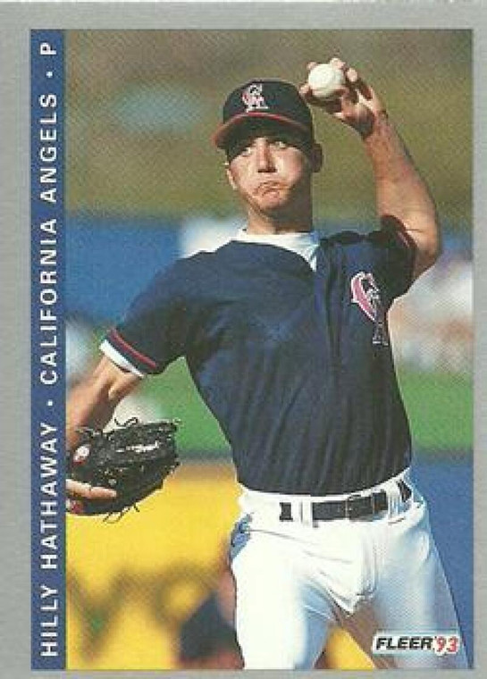 1993 Fleer Final Edition #183 Hilly Hathaway NM-MT  RC Rookie California Angels 