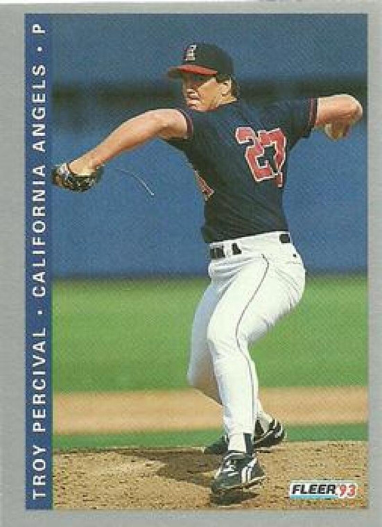 1993 Fleer Final Edition #187 Troy Percival NM-MT  California Angels 
