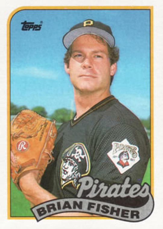 1989 Topps #423 Brian Fisher NM-MT Pittsburgh Pirates 
