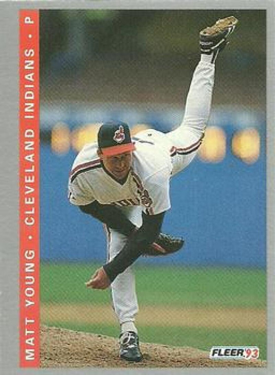 1993 Fleer Final Edition #208 Matt Young NM-MT  Cleveland Indians 