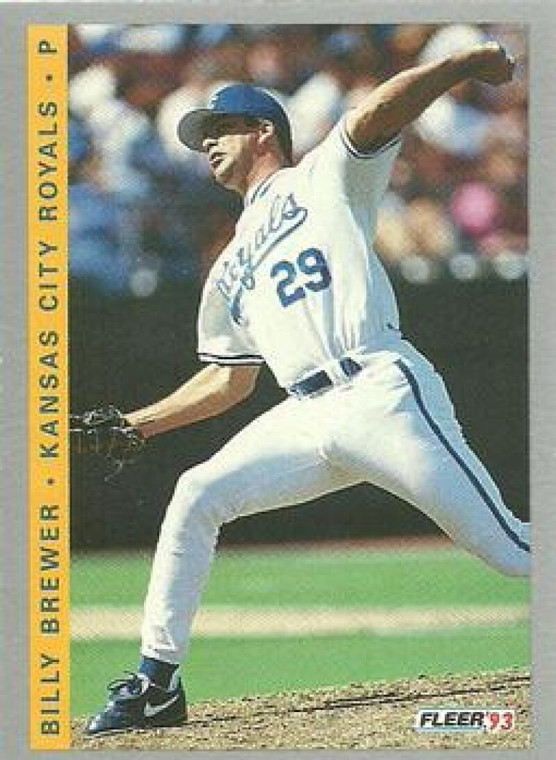 1993 Fleer Final Edition #215 Billy Brewer NM-MT  RC Rookie Kansas City Royals 