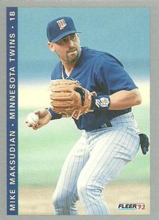 1993 Fleer Final Edition #237 Mike Maksudian NM-MT  RC Rookie Minnesota Twins 
