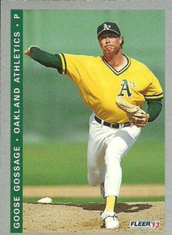 1993 Fleer Final Edition #255 Rich Gossage NM-MT  Oakland Athletics 