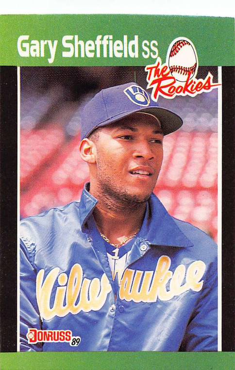1989 Donruss Rookies #1 Gary Sheffield NM-MT Milwaukee Brewers 