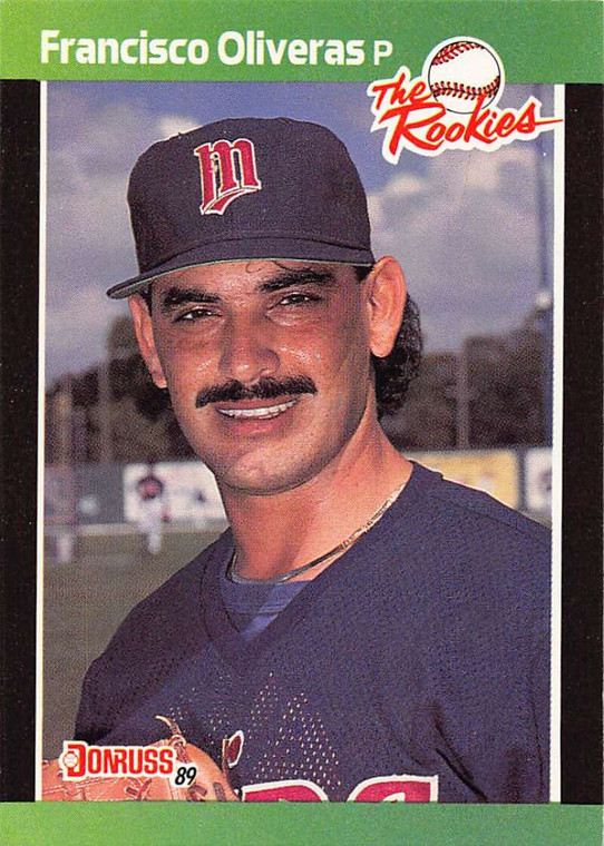 1989 Donruss Rookies #9 Francisco Oliveras NM-MT RC Rookie Minnesota Twins 