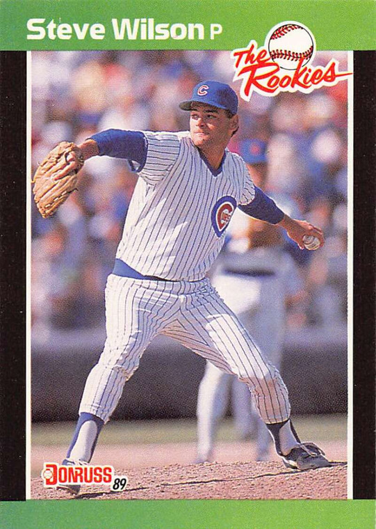1989 Donruss Rookies #10 Steve Wilson NM-MT RC Rookie Chicago Cubs 