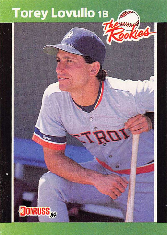 1989 Donruss Rookies #17 Torey Lovullo NM-MT RC Rookie Detroit Tigers 