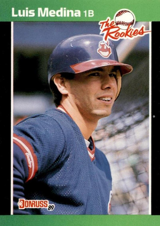 1989 Donruss Rookies #20 Luis Medina NM-MT Cleveland Indians 