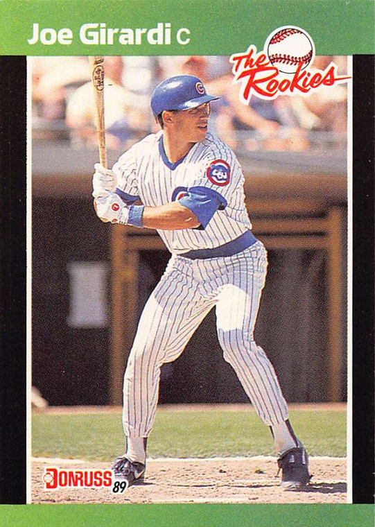 1989 Donruss Rookies #23 Joe Girardi NM-MT RC Rookie Chicago Cubs 