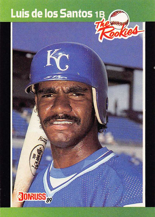 1989 Donruss Rookies #33 Luis de los Santos NM-MT Kansas City Royals 