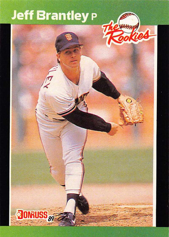 1989 Donruss Rookies #41 Jeff Brantley NM-MT RC Rookie San Francisco Giants 