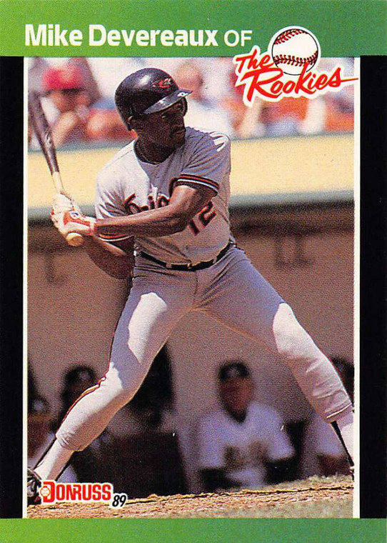 1989 Donruss Rookies #51 Mike Devereaux NM-MT Baltimore Orioles 