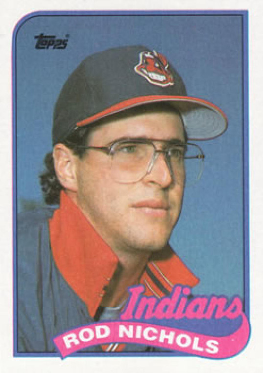 1989 Topps #443 Rod Nichols NM-MT RC Rookie Cleveland Indians 