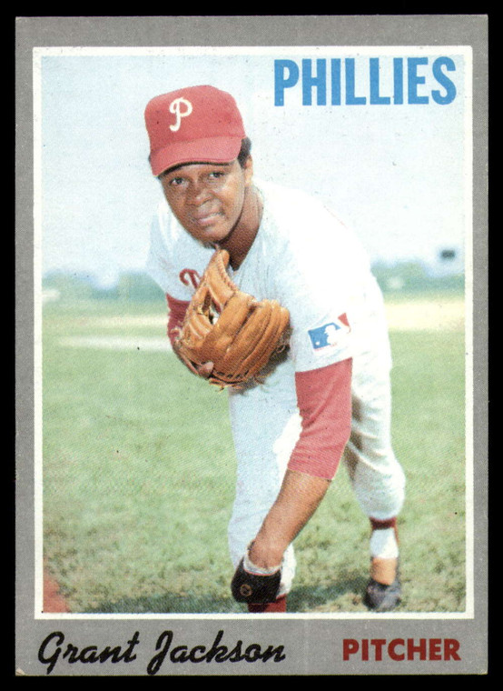 1970 Topps #6 Grant Jackson VG Philadelphia Phillies 
