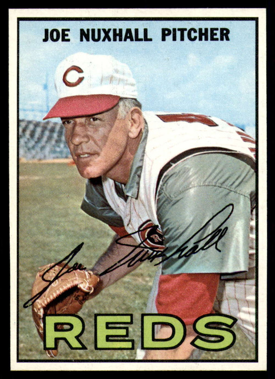 1967 Topps #44 Joe Nuxhall VG Cincinnati Reds 