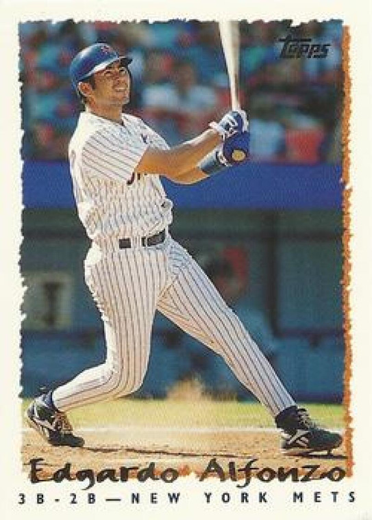 1995 Topps Traded and Rookies #54T Edgardo Alfonzo NM-MT  New York Mets 