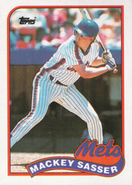 1989 Topps #457 Mackey Sasser NM-MT New York Mets 