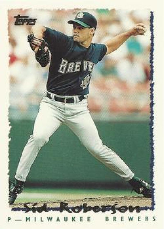 1995 Topps Traded and Rookies #97T Sid Roberson NM-MT  RC Rookie Milwaukee Brewers 