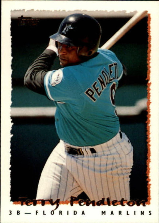 1995 Topps Traded and Rookies #105T Terry Pendleton NM-MT  Florida Marlins 