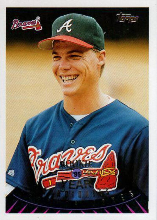 1995 Topps Traded and Rookies #128T Chipper Jones ROY NM-MT  Atlanta Braves 