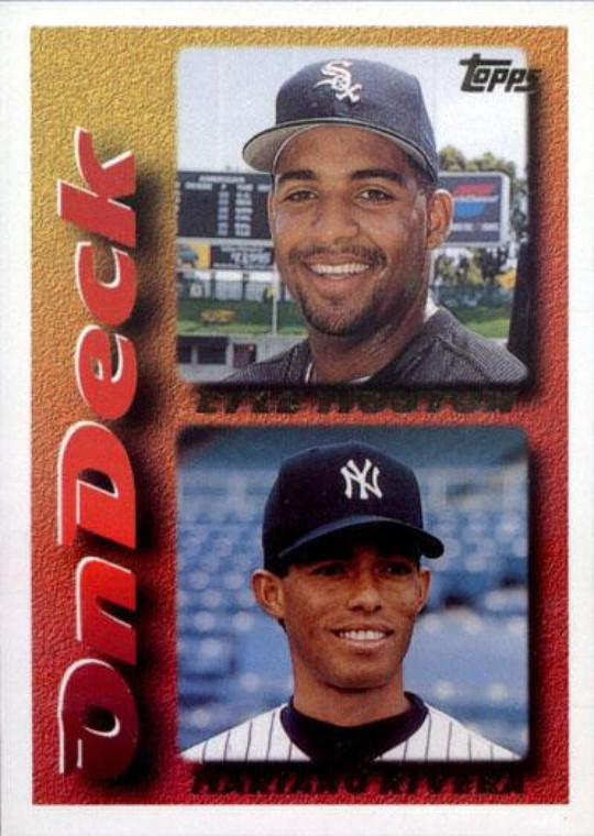1995 Topps Traded and Rookies #130T Lyle Mouton/Mariano Rivera NM-MT  RC Rookie Chicago White Sox/New York Yankees 