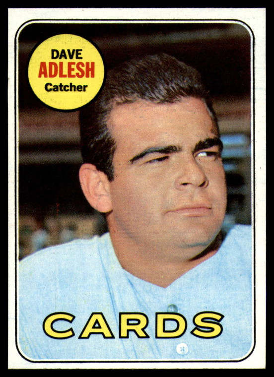 1969 Topps #341 Dave Adlesh VG St. Louis Cardinals 