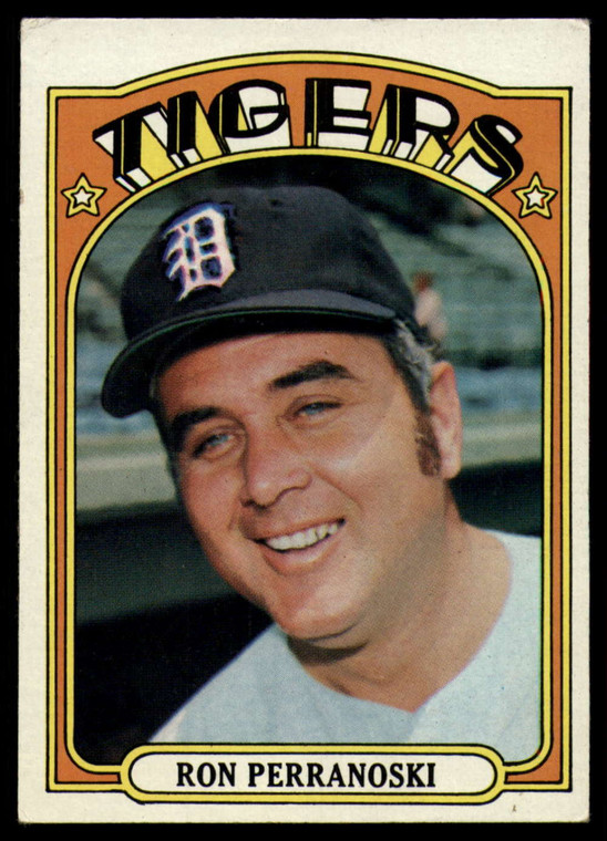1972 Topps #367 Ron Perranoski VG Detroit Tigers 