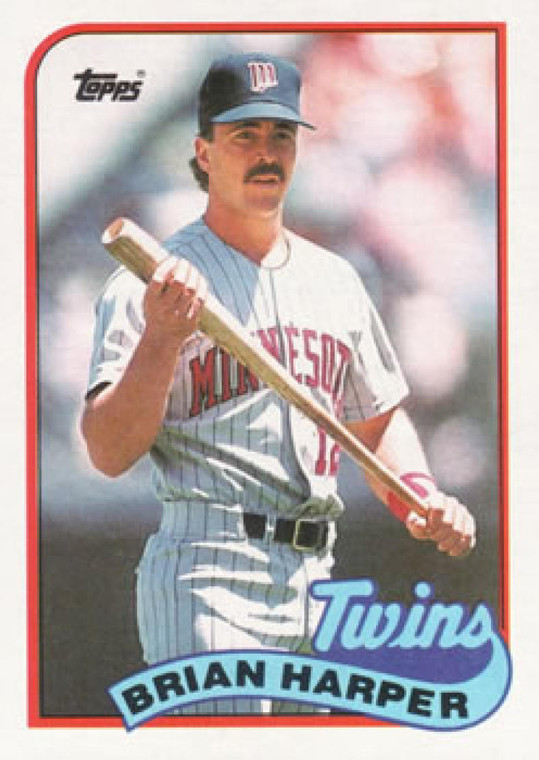 1989 Topps #472 Brian Harper NM-MT Minnesota Twins 