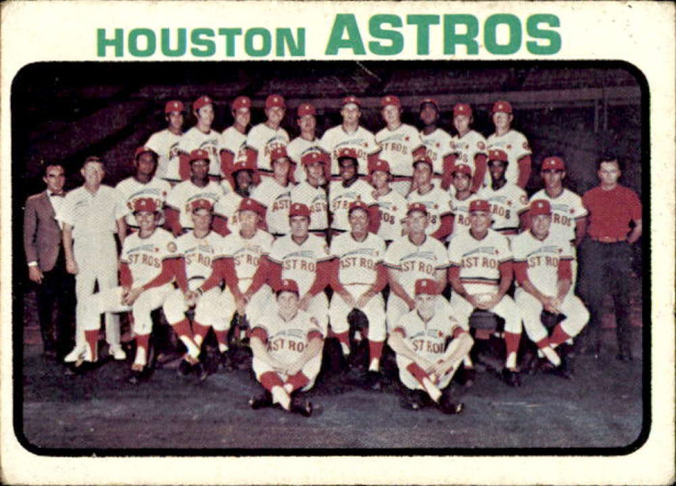 1973 Topps #158 Astros Team VG Houston Astros 