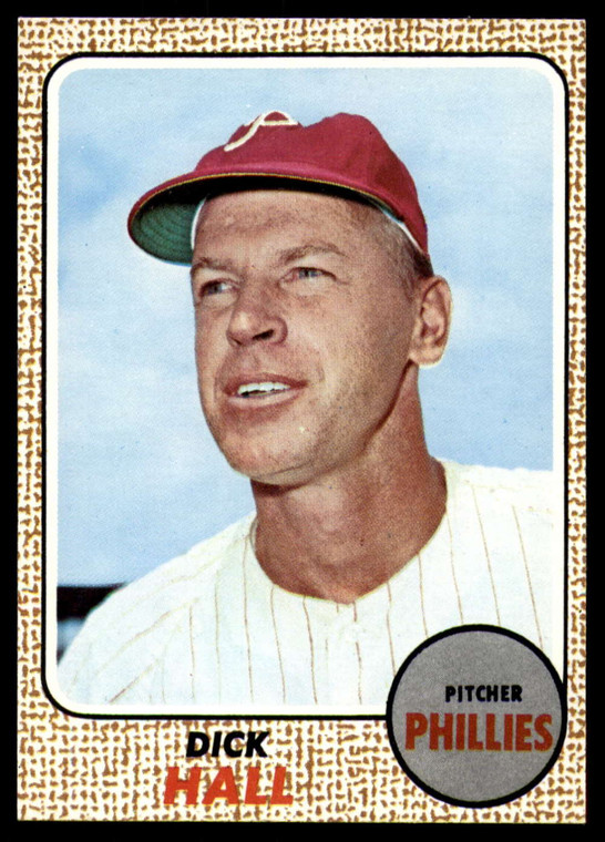 1968 Topps #17 Dick Hall VG Philadelphia Phillies 