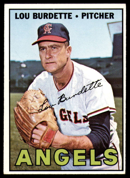 1967 Topps #265 Lew Burdette VG California Angels 