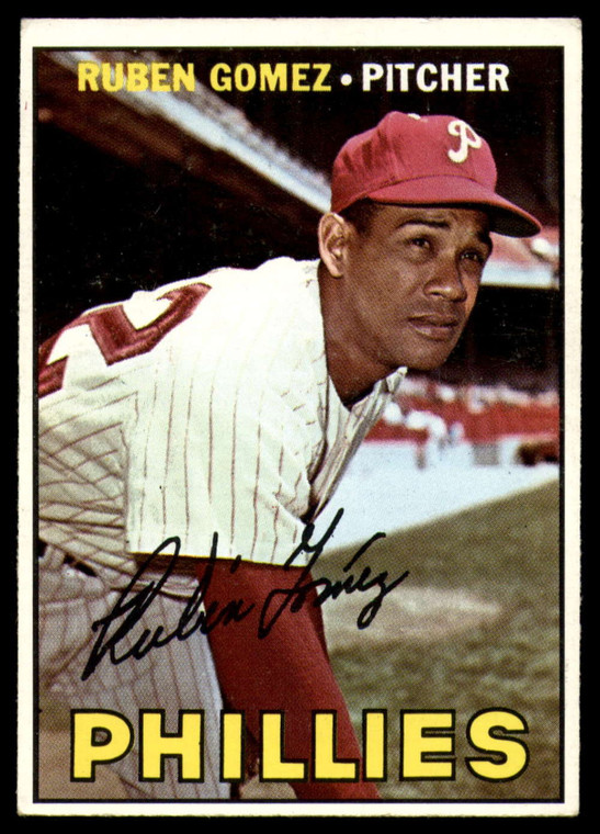 SOLD 131379 1967 Topps #427a Ruben Gomez ERR VG Philadelphia Phillies 