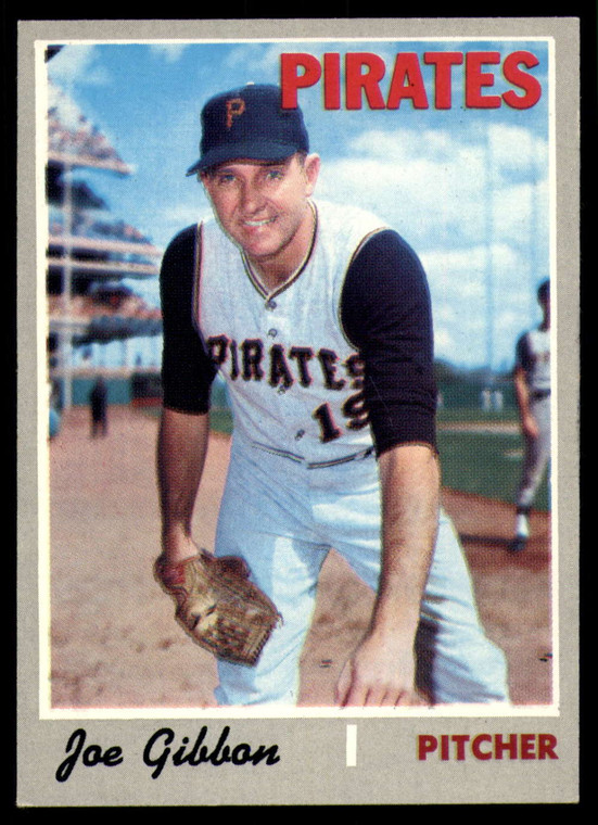 SOLD 138326 1970 Topps #517 Joe Gibbon VG Pittsburgh Pirates 