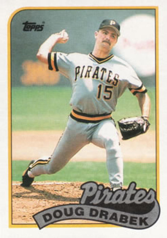 1989 Topps #478 Doug Drabek NM-MT Pittsburgh Pirates 