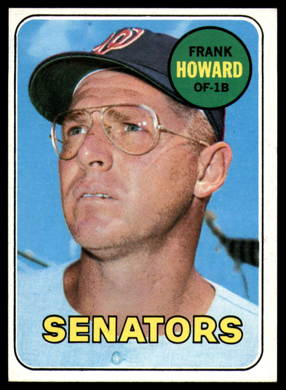 SOLD 126149 1969 Topps #170 Frank Howard VG Washington Senators 