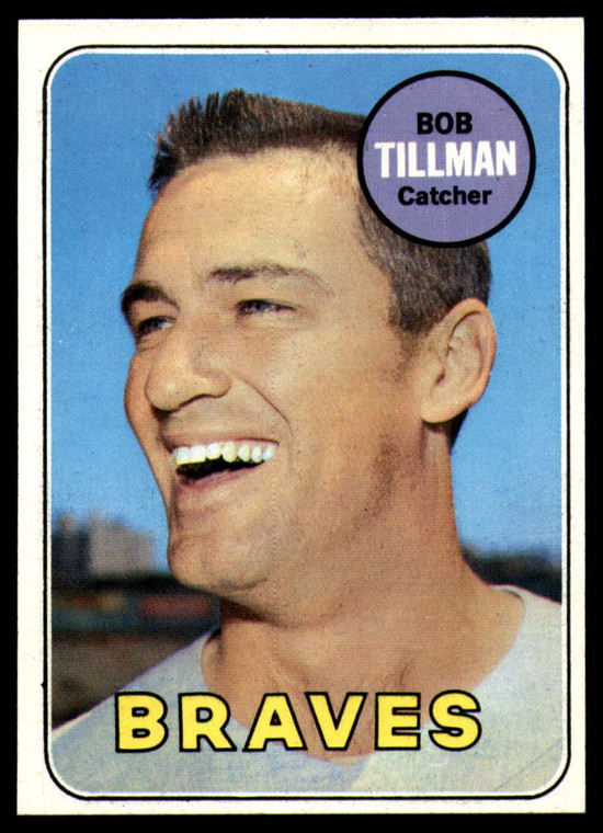 1969 Topps #374 Bob Tillman VG Atlanta Braves 