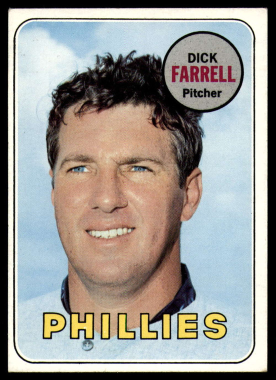 1969 Topps #531 Dick Farrell VG Philadelphia Phillies 