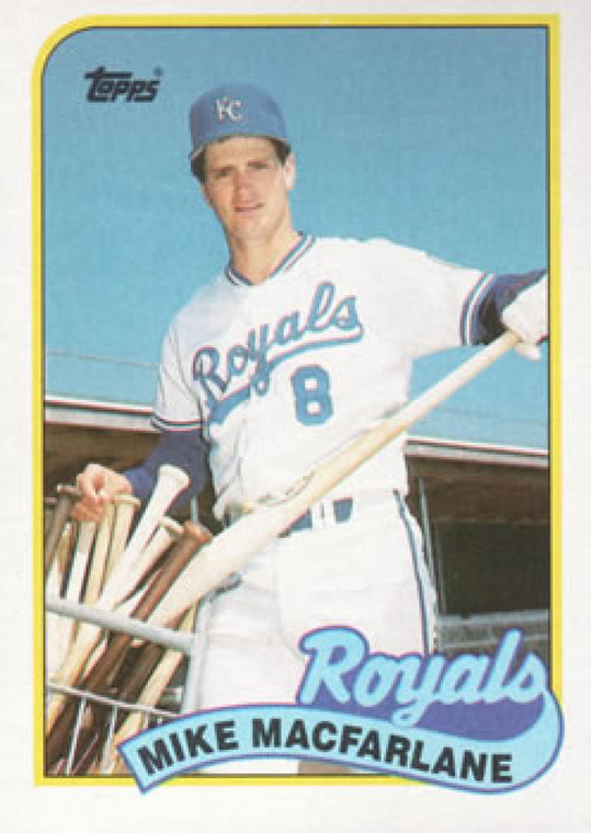1989 Topps #479 Mike Macfarlane NM-MT RC Rookie Kansas City Royals 