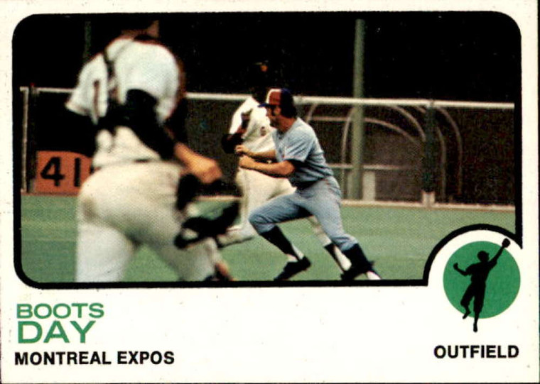 1973 Topps #307 Boots Day VG Montreal Expos 