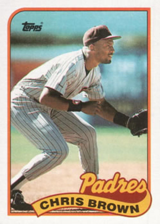 1989 Topps #481 Chris Brown NM-MT San Diego Padres 