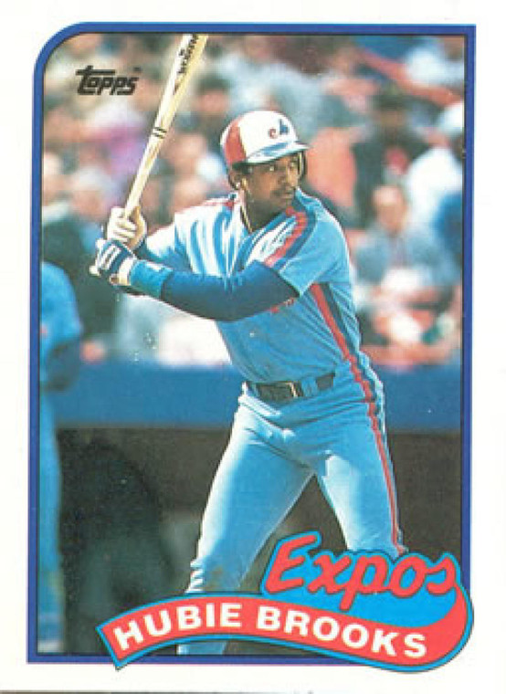 1989 Topps #485 Hubie Brooks NM-MT Montreal Expos 