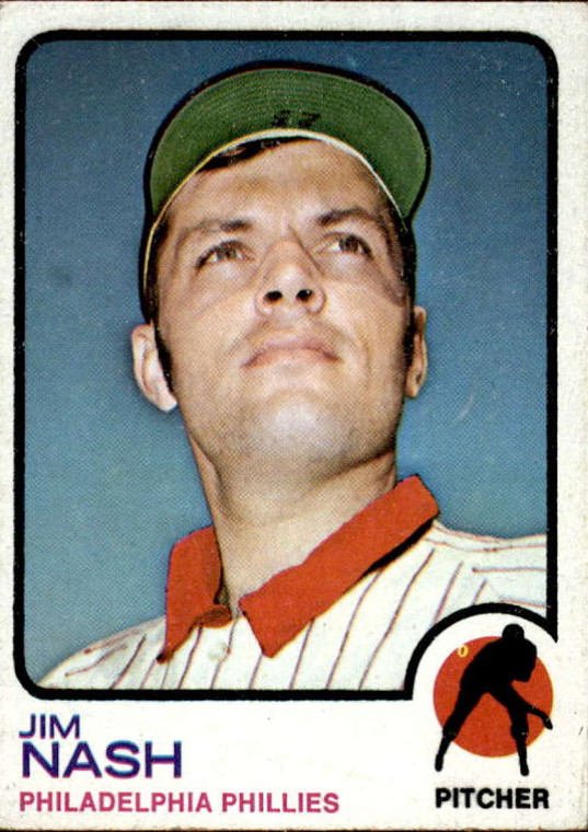 1973 Topps #509 Jim Nash VG Philadelphia Phillies 